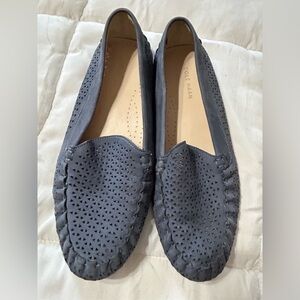 Cole Haan Suede Evelyn Driver Shoes Flats